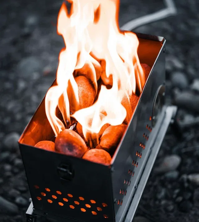 Lava box portable camp fire