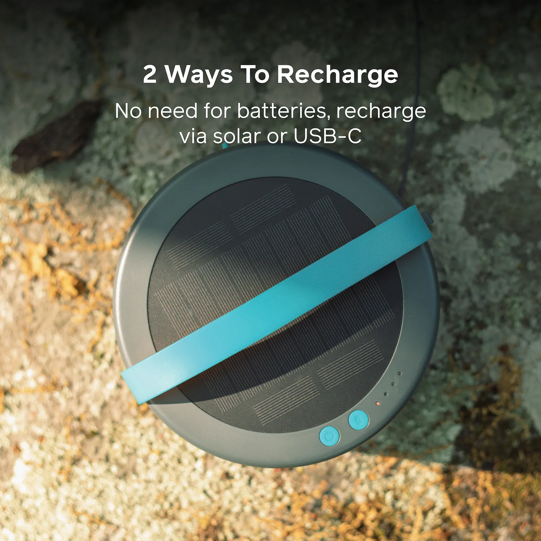 Solar String Lights 44ft White Carousel 10