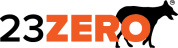 23 ZERO logo orange black